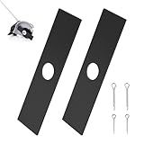 2 Pack 8-in Edger Blade Compatible with Kobalt 80-Volt Max Cordless Electric Lawn Edger (Hardened Steel)