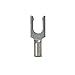 Stronghold Locking Fork Terminal, Non-Insulated, 22-18 AWG, 6 Stud Size.