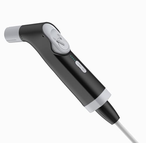 RGA Bidé portátil eléctrico recargable de viaje, pulverizador de presión suave de mano para baño, coche RV y campamento al aire libre, mini limpiador de lavado corporal (negro)