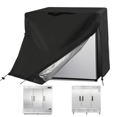 82W Commercial Refrigerator Cover for 72 Cu Ft Industrial Upright Fridge