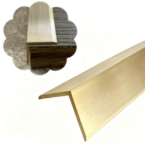 Floor Transition Strip Brass L Molding Stair Nosing Trim