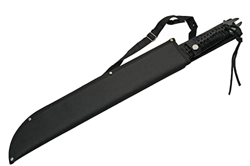SZCO Supplies Facão fantasia para uso ao ar livre com cabo revestido de 63,5 cm