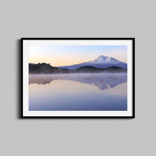 Mount Shasta wall art featuring a Trout Lake reflection photography