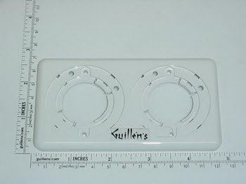 Jacuzzi 8241940; Air volume and/or on off 2 position control panel; in White
