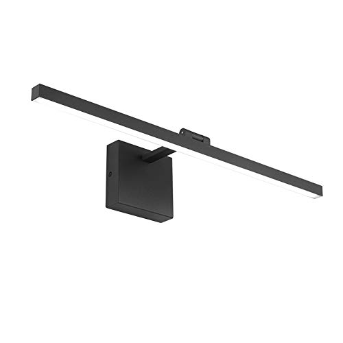 Ralbay 23.6 Inch 14W Modern LED Black Vanity Light Fixtures for Bathroom Lighting Aluminum Rotatable 6000K Cool White Light