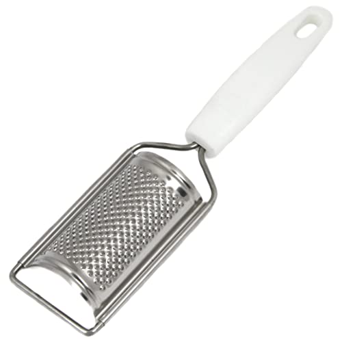 Chef Craft Select Stainless Steel Curved Fine Grater/Zester, 9.75 Inches In Length, White #TOP3