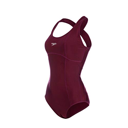 Speedo Cozy Maillot, Mulheres, Roxo, P