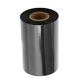 Ejoyous Thermotransferband, Verstärktes Druckerband auf Wachsbasis, 100 Mm X 300 M, 3-lagig, Antistatisch, Transparent, Verschleißfest, Zum Drucken von Etiketten in Medizinischen Elektronischen