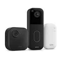 Videocamera Blink Outdoor 4 con Videocitofono Blink (Nero), Modulo di sincronizzazione di base...