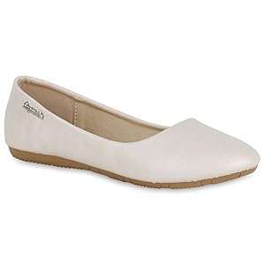 stiefelparadies Stiefelparadies Klassische Damen Ballerinas Leder-Optik Flats Übergrößen Flache Slipper Spitze Prints Strass Schuhe 139519 Creme 42 Flandell stiefelparadies Stiefelparadies Klassische Damen Ballerinas Leder-Optik Flats Übergrößen Flache Slipper Spitze Prints Strass Schuhe 139519 Creme 42 Flandell