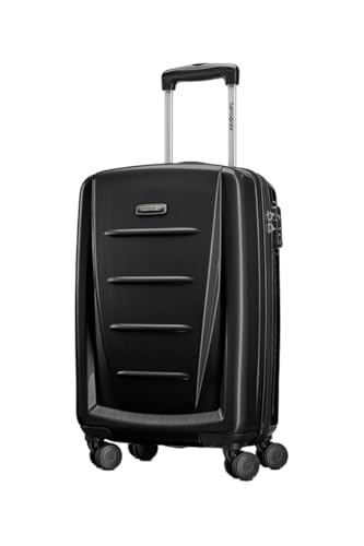 Image of Samsonite Winfield 2 Hardside Expandable Luggage with Spinner Wheels, Brushed Anthracite, 2-Piece Set (20 /28)
