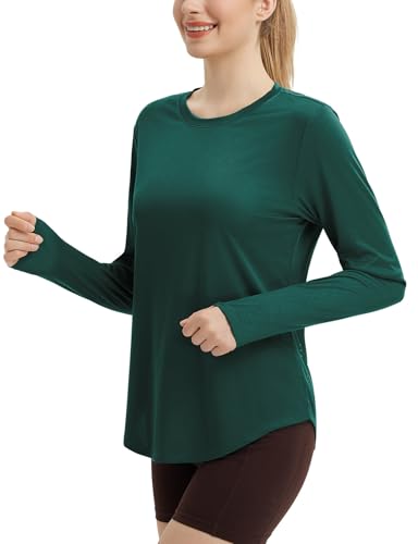 baleaf Women's Sun Shirts UPF50+ Long Sleeve Workout Tops Running Athletic Lightweight Quick Dry2