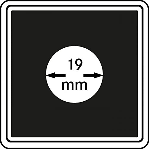 Münzkapseln CARRÉE 19 mm Lindner pour éviter l'oxydation des monnaies anciennes
