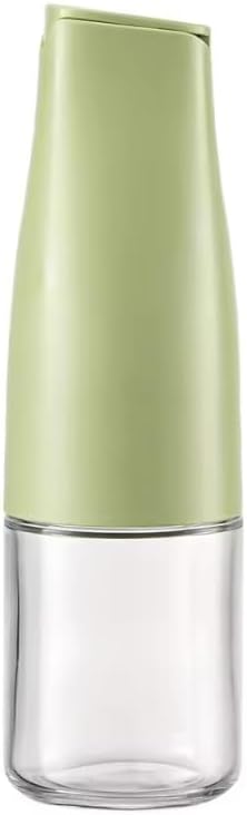 Auto-Open Glass Spice Jar Airtight Storage Pot With Lid Moisture-Proof Seasoning Container For Oil Household High-end Kitchen Sauce Wine Fragrance Vinegar Bottle Set 3 Colors Available(Suit)