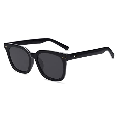 Retro Oversized Square Polarized Sunglasses for Womens Men Classic Trendy UV400 Vintage Sunnies AP3647