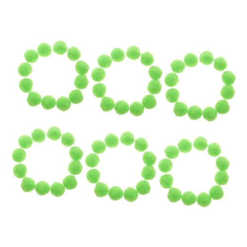 Pompons loisirs créatifs pour décorations de fête et porte-clés colorés