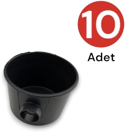 Tek-İş Norm Kasa Plastik Buat Kutusu | Siyah Renk | 10 Adet | Duvar İçi Elektrik Tesisat Kutusu - Görsel 3