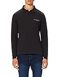 Tommy Hilfiger Herren CLEAN Jersey Slim LS Polo Polohemd, Schwarz, M