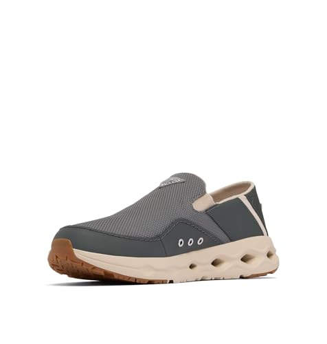 Columbia Columbia Mens Bahama X Slip-On, Grill/Sunset Red, 12 Wide