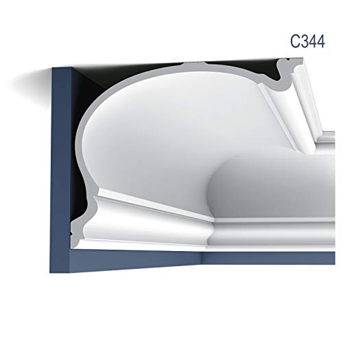 Cornisa C344 Orac Decor perfil de estuco para tapar imperfecciones en techos altos 4