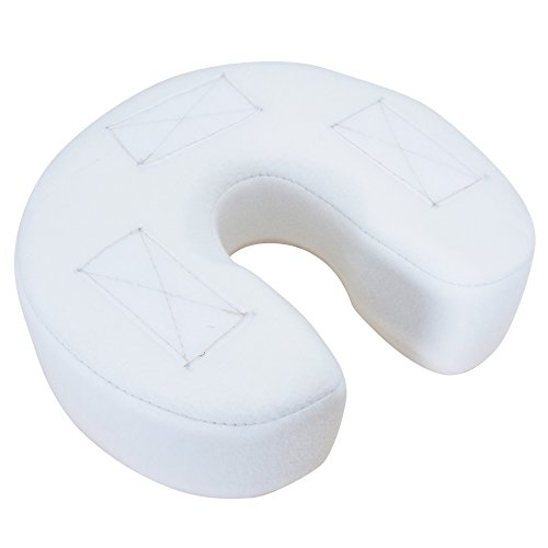 Image of EARTHLITE Massage Face Cradle Cushion MEMORY FOAM - Massage Table & Massage Chair Headrest Pillow w / Washable Fleece Cover