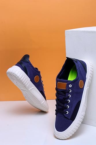 Image of ATHCO Mens AJS Shoes for Man Stylish Sneakers for Man Lightweight Comfortable Shoes for Men Casual Lace Up Sneaker Shoe for Boys with Memory Foam Comfort