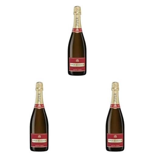 Piper Heidsieck Champagne Cuvée Brut (1 x 0,75 l) (Packung mit 3)