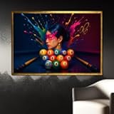 2:Our no-frame canvas painting has a white border of 3-5 cm reserved （Please note that this product does not include a frame）, you can choose your favorite frame to make a beautiful wood frame painting.Si vous avez besoin de plus ou de toute taille,veuillez nous contacter