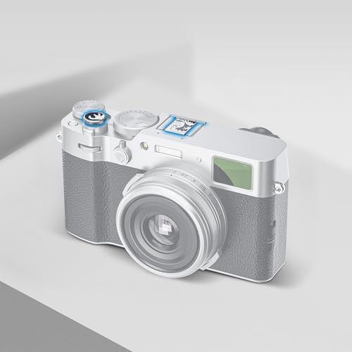 NEEWER X100V X100VI Hot Shoe Hot Shoe Cover and Shutter Caps Set, Cold Shoe Cover with Shutter Release Photography Accessories Compatible with Fujifilm X100V X100VI, Silver, CA110 - Thumbnail 6