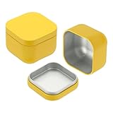 Contenu de l'emballage: Vous recevrez 2 boîtes métalliques carrées de dimensions 55 x 55 x 43 mm/2.17 x 2.17 x 1.69 pouces, qui peuvent répondre à vos divers besoins de stockage.