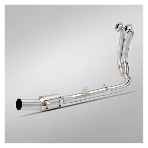 Pot d'échappement avant Kove 800X en acier inoxydable durable pour moto
