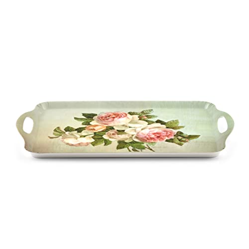 Pimpernel 2019515543 Antique Roses Collection Large Handled Tray thumb #1