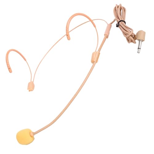Milisten Micro Casque Condensateur Léger et Flexible pour Chant Microphone Serre-tête Filaire avec Amplification Claire Adapté Aux Présentateurs Musiciens et Enseignants