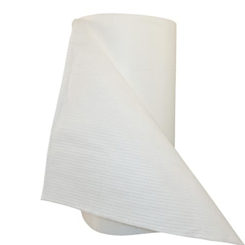 SA Baustoffe® Spezialvlies für Dachabdichtung, Zusätzlich verstärktes, 0,35 x 50m, 120 g/m2, Dachvlies, Vlies für Flüssigkunststoff, Stabilisierungsvlies, Polyestervlies