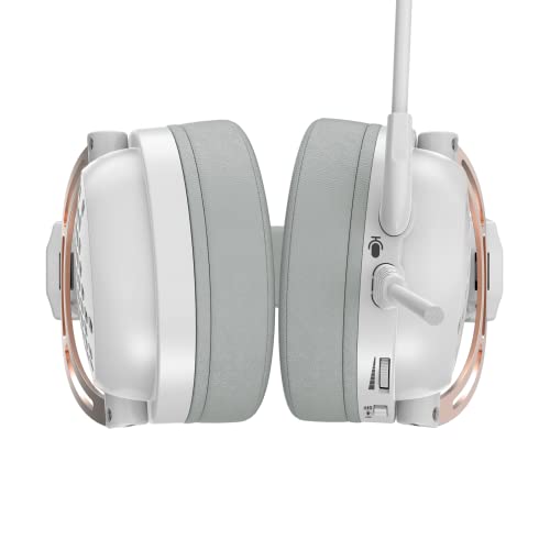 Headset Gamer Redragon Diomedes H388 (Áudio 7.1 / Conector 3.5mm) - Branco
