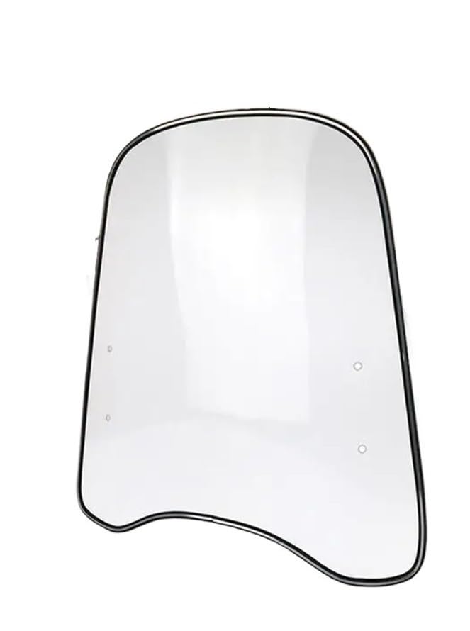 Extension pare-brise moto universel déviateur de vent ajustable 18 x 167 pouces