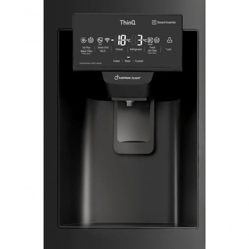 Geladeira Smart Lg Inverter French Door Instaview Door-in-door 660l Black Inox Thinq Gm-x288nqxh 127v