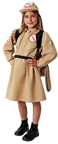 Gojoy shop Disfraz de Cazafantasmas Niños para Halloween,Carnaval.Contiene:(Niño Mono)(Niña Gorro,Vestido) Mochila con Estuche y Mochila de Cuerdas. (10 12 años, Niña Gorro,Vestido)