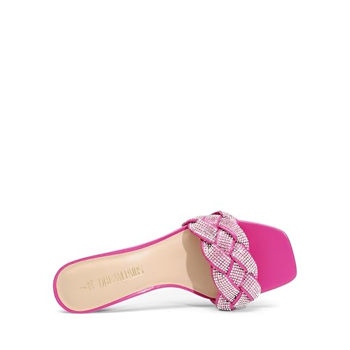 Image of DREAM PAIRS Heels for Women Rhinestone Open Toe Low Kitten Heels Sexy Stilettos Heels Pump Sandals Party Evening Prom Dance Dress Shoes