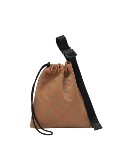 [ラシット] ナイロンジャガード巾着ポーチ S RUZ1061289A0002 Free サーモンピンク