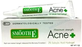 Smooth E Maximum Strength Acne Treatment 2% Salicylic Acid Hydrogel 5 G.