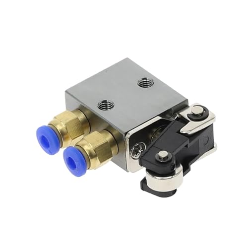 Vanne mécanique S3R-M5 de commande pneumatique à galet miniature
