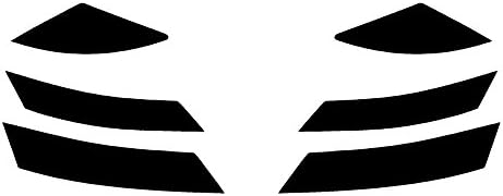 Rvinyl Cubiertas de tinte de luz trasera compatibles con Mercedes-Benz Clase S 2007-2009 - humo opaco disponible en Yaxa Peru