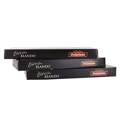 Delaviuda Turron Soft Almond Nougat Blando - 5.29 OZ (3 Pack)