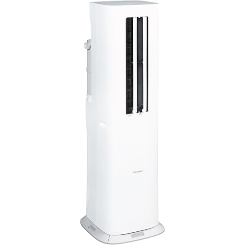 Hisense 8,000 BTU Portable Inverter Air Conditioner with Dehumidifier, Quiet Operation & Dual Hose Design, AC Heater Combo Unit for Room in White by Hisense - Used condition - US$381.63