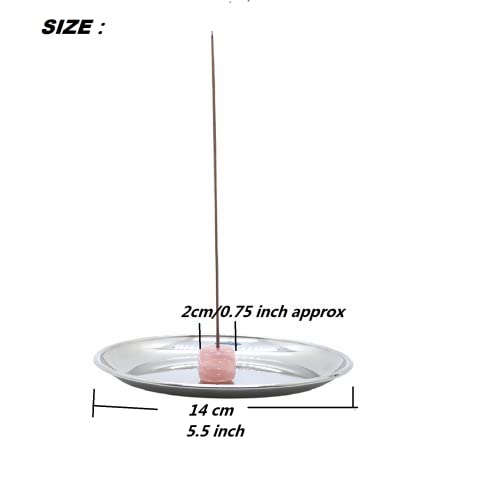 Newwe Rose Quartz Crystals Incense Holder For Sticks, Healing Cr #TOP1