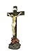 JORAE Jesus Crucifix Statue Standing Cross Decoration Praying Religious Figurine Jesus Christ Catholic Display Resin Tabletop Home Decor, 10