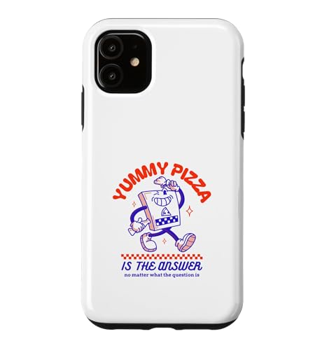 Yummy Pizza Is The Answer (�t�@�j�[�t�[�h�X�e�[�g�����g) �X�}�z�P�[�X iPhone 11 �p