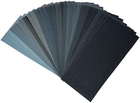 120 To 3000 Assorted Grit Sandpaper, 23 x 9 cm, 36-Sheet (36-Sheet sandpaper)
