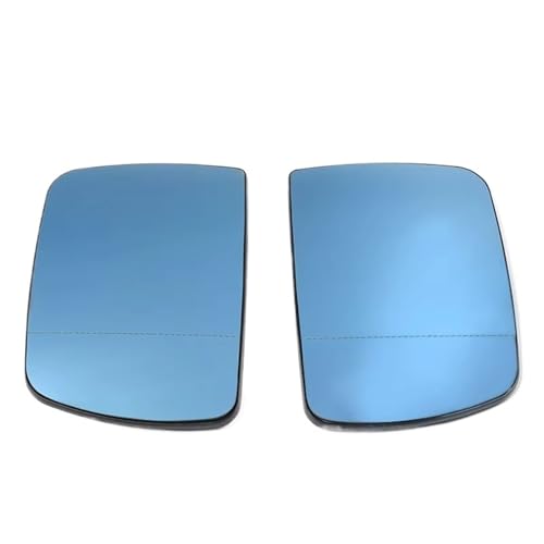 Verre de rétroviseur pour BMW X5 E53 côté droit bleu chauffant - 3